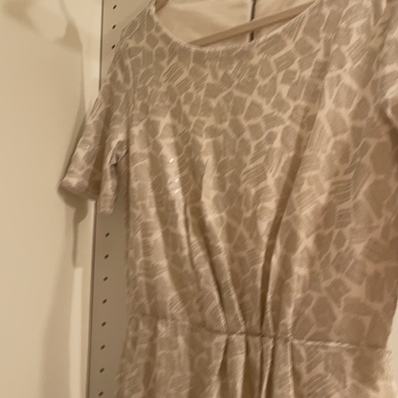 Ella Moss NWT Cream Sequin Dress Medium - Picture 4 of 6